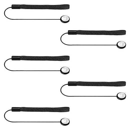 5 Pcs Altura Photo Lens Cap Keeper, Camera Lens Cap Leash for DSRL & Mirrorless Lenses - Camera Lens Keeper/Lens Holder for Canon, Nikon, Sony, Sigma, Tamron & Others Camera Lens Accessories