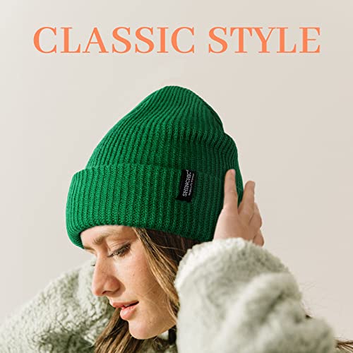 Image of SHINCHIC Mens Winter Slouchy Knit Beanie Hats for Women Men Stretchy Soft Skull Cap Warm Long Ski Hat for Winter