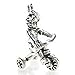 Kind auf Dreirad Sterling Silber Charm .925 x 1 Kinderspielzeug Charms