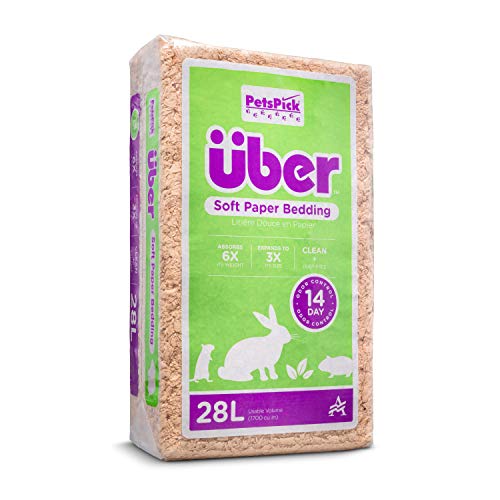 PETSPICK Soft Paper Pet Bed for Small Animals 28 L, Natural, 10 x 23 x 41 cm (L x W x H)