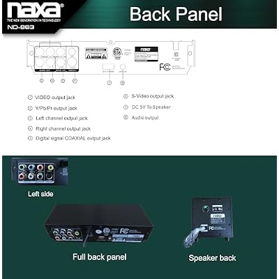 Naxa Electronics ND-863 2.1 Channel Home Theater DVD Speaker System