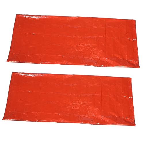 TEHAUX Orange *cm 2個 Peブランケット Peサーマルブランケット サバイバルブランケット セキュリティブランケット 厚くする Outdoorの商品画像（Amazon）