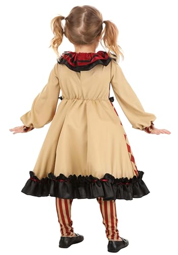 Disfraz Creepy Circus Cutie para niñas pequeñas 4T miniatura 3