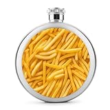 Fritura de patatas fritas para licor, botella de vino portátil, bonita funda de acero inoxidable