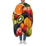 Schürzen, professioneller Haarschneideumhang mit verstellbarem Schnappverschluss, bunter...