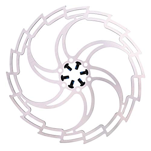 160Mm Disc Brake Rotor Liteone 160 Mm Mountain Bike Rotors 6 Bolts Bike Disk Brake Sets Adapter For Most Bicycle, Mtb, Mtn, Bmx (Stainless Steel, 1Pcs) #TOP12