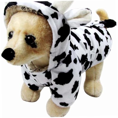 Disfraz de perro con diseño de vaca tamaño XS miniatura 6