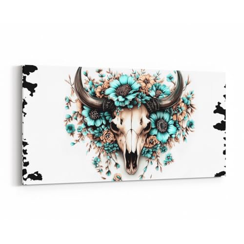 Castle Fairy Bull Skull Wall Artwork Decor