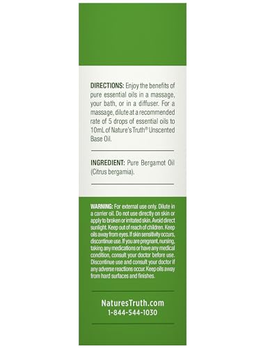 Aceite Esencial de Bergamota Nature's Truth 15 mL miniatura 6
