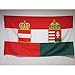 AZ FLAG Austria-Hungary 1867-1918 Flag 2' x 3' for a Pole - Austro-Hungarian Empire Flags 60 x 90 cm - Banner 2x3 ft with Hole