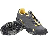 X-Traction-Laufsohle Scott Herren Crus-R Leichtathletik-Schuh, Dark Grey/Yellow, 46 EU