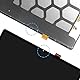 LCD Bildschirm für Samsung Galaxy Tab S9 Fe Plus, Display für Samsung Tab S9 Fe+ SM-X610 SM-X616B, LCD Display Touchscreen Assembly mit Reparatur-Set (12,4 Zoll, Schwarz ohne Rahmen)