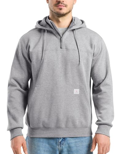 Sweat à capuche de travail hiver pour chantiers et extérieurs HISEA en polaire