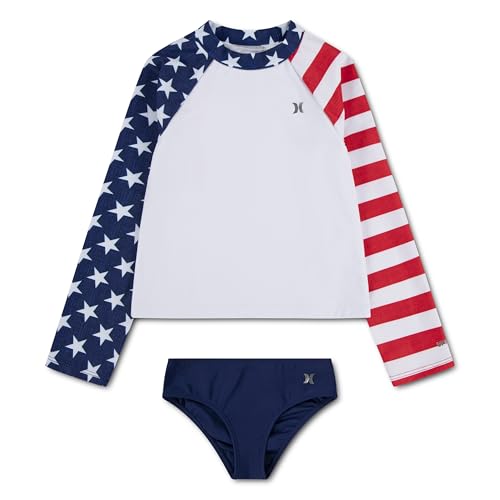 Image of Hurley Girls Two-piece Rashguard Set (Big Kid)