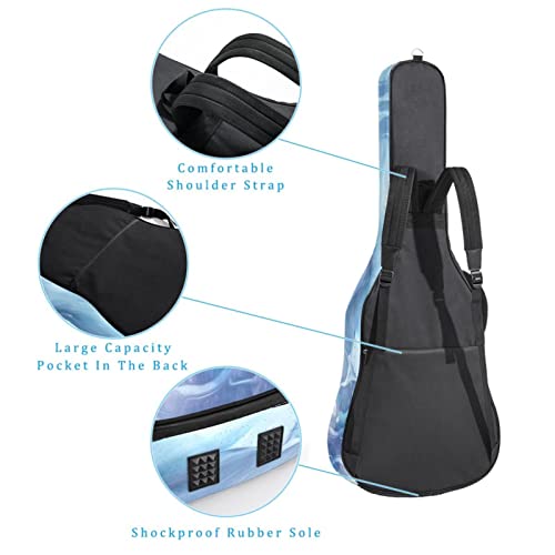 Housse imperméable pour guitare acoustique avec double bandoulière et poche Motif marbre, Multicolore 02, 42.9×16.9×4.7… - Les Beatles, Paul McCartney, John Lennon, RIngo Starr, George Harrison Housse imperméable pour guitare acoustique avec double bandoulière et poche Motif marbre, Multicolore 02, 42.9x16.9x4.7… – Image 4