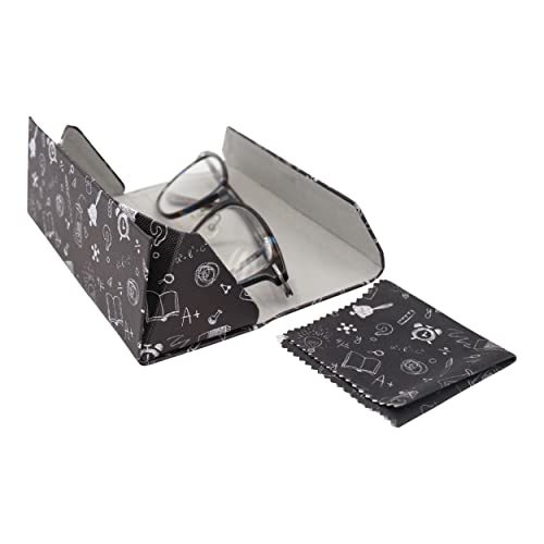 Image of Real Sic Glasses Case for Men and Women - Magnetic Folding Hard Shell Sunglass Holder - Inspired by Activities /Hobbies