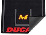 MOTO-D Motorcycle Mat for Ducati (8'L x 3'W) Track Garage Showroom