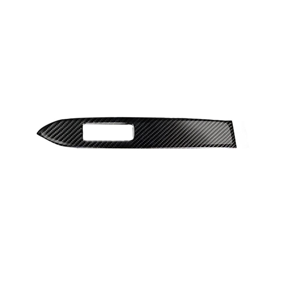 Interior Wrap Film Carbon Fiber Car Dashboard Decoration Strip Sticker Passenger Seat Side for Mustang 2015-2022 LHD RHD(LHD)