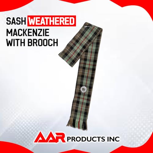 Image of AAR Womens Tartan Clan Sashes Ladies Brooch Scottish Highland - 90 x 10.5 Inches