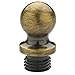 Baldwin 1090050I Ball Tip Hinge, Antique Brass