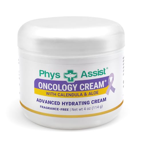PhysAssist Oncology Cream with Calendula and Aloe for Face & Body Advanced Hydrating Moisturizer for Dry Sensitive & Stressed Skin Aloe Vera Calendula & Jojoba 4 oz Jar