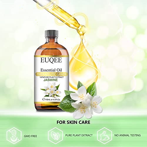 Jasmine Essential Oil 118Ml Premium Grade Jasmine Fragrance Oil-For Skin, Massage, Diffuser - 4Fl Oz #TOP1