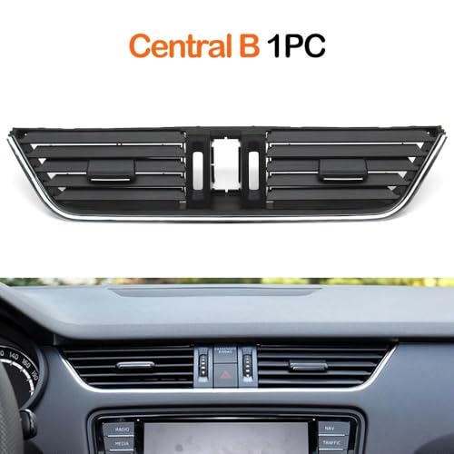 Grille ventilation centrale Octavia 3 5E0820951C climatiseur aérateur - 2