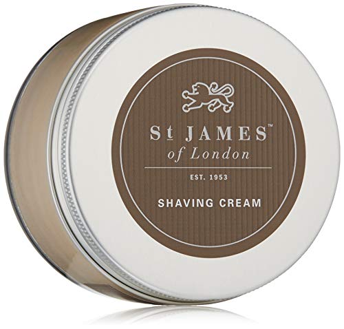 St James of London Tonka & Tobacco Flower Shave Cream Jar, 5.07 oz