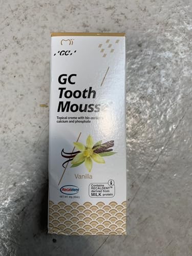 GC Tooth Mousse Dentifricio 35ml vaniglia, Confezione da 2 (2x 35ml)