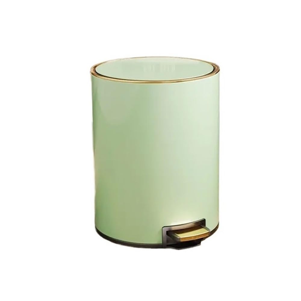 Poubelle en acier inoxydable de qualité supérieure couleur vert crème