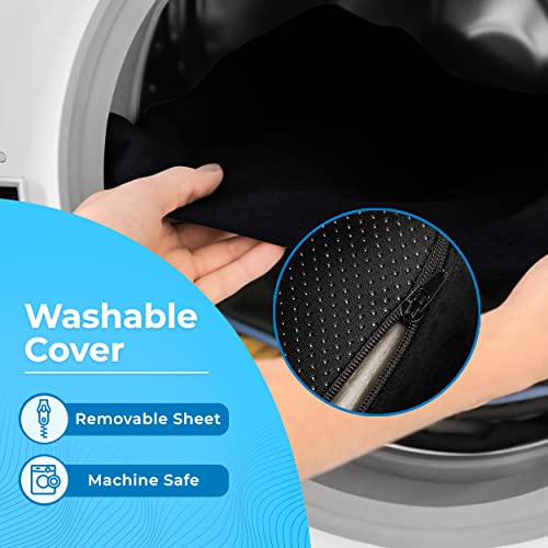 Foot Rest For Under Desk At Work (Soft But Firm), Ergonomic Office Desk Foot Rest 18" X 12", Under Desk Footrest With Washable Cover, Desk Foot Stool Work From Home Accessories #TOP6