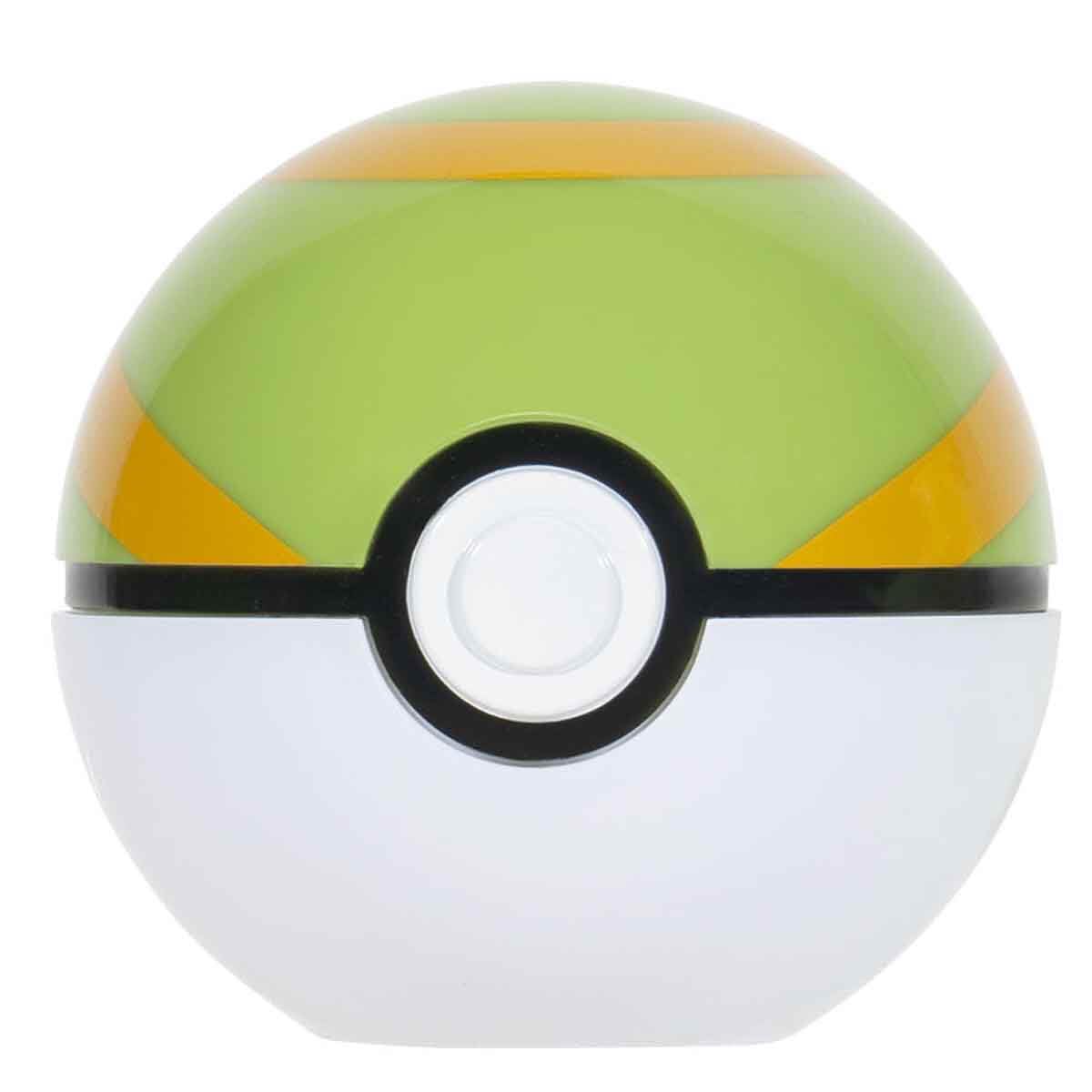 Pokémon PKW3639 Clip'n'Go Poké Ball - Pelota de geckarbor y Nido, diseño Oficial de Poké Ball con Figura de 5 cm