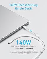 Anker 140W 2-in-1 USB-C Kabel robustes Flecht-Design [1,8m] – Ansicht 4