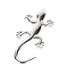Lézard Gecko Drôle 3D Autocollant De Voiture Souple en PVC Chromé Badge Emblème Autocollant De Décoration De La Voiture Automobile Stickers Car-Styling Accessory