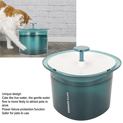 Fuente de agua para mascotas 2L con filtro silencioso miniatura 5