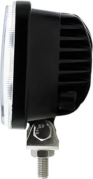 United Pacific 8 High Power LED Rectangular Work Light with Chrome Reflector, 36507