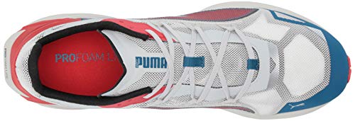 PUMA PUMA Men's Ultraride Running-Shoe, Gray Violet-High Risk Red, 8