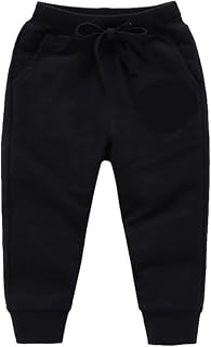 Unisexo niños Elástico Cintura Algodón Calentar Pantalones Bebé Trousers Bottoms 1-5 Años
