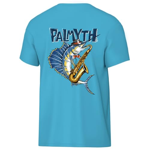 Image of Palmyth Boys Fishing Shirt Short Sleeve UPF 50+ Youth Performance T-Shirt