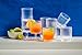 Abode Homewares Mesa Acrylic Double Old Fashioned Drinkware, Indoor/Outdoor, Cobalt Blue, 15-Oz., Set of 6