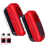 Automotive Oil Film Cleaning Brush, 2pack Oil Film Cleaning Brush for Car Windows Upgraded Antifog & Rainproof Glass Cleaning Board, Anti-Rain Fog Cleaning Glass Brush with Refill, Improves Clarity