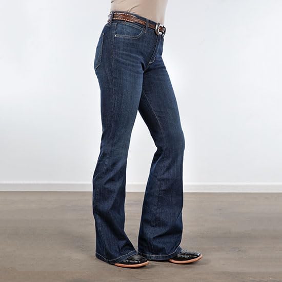 Wrangler Women's Bespoke Madilyn High Rise Flare Jeans - Image 3