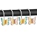 AGPTEK 12PCS Home Fashions Butterfly Anti Rust Decorative Resin Hooks for Bathroom Shower Curtain,Bedroom,Living Room Curtain