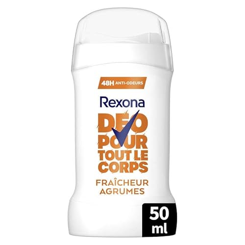 Rexona - Deodorante per tutto il corpo - Stick - 72 ore di protezione - Freschezza agrume - 50 ml