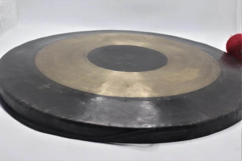 Gong extra grande de 58 cm – Gong tibetano meditación, curación de sonido, gong hecho a mano
