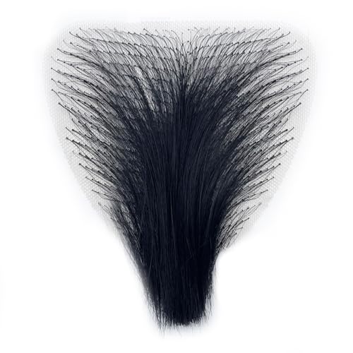 puheca Fake Private Hair Invisible Realistic Body Corporal Hairs Bikini For Men and Women Fake Chest Hair somatic hairs
