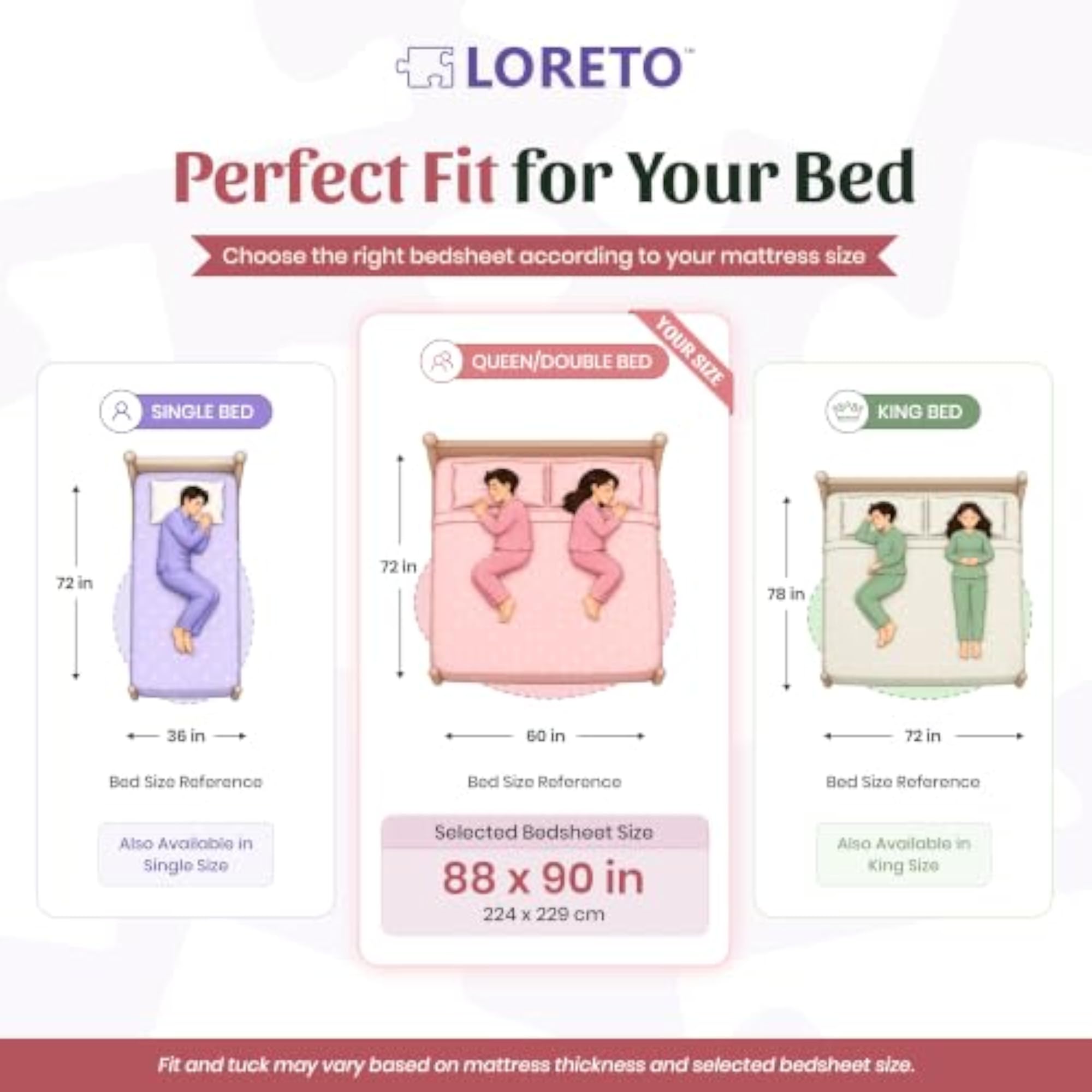 King Size 100% Cotton Double Bedsheet with 2 Pillow Covers