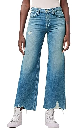 Hudson Women's Rosie High-Rise Wide Leg Ankle Jean, Thunderforce, 31
