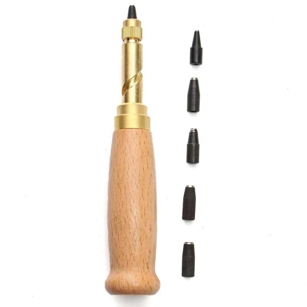 Pomoflexi for Leather Craft Tools for Leather Hole Punch Plier Universal Wrist Belt Puncher Repair Belt Hole Puncher