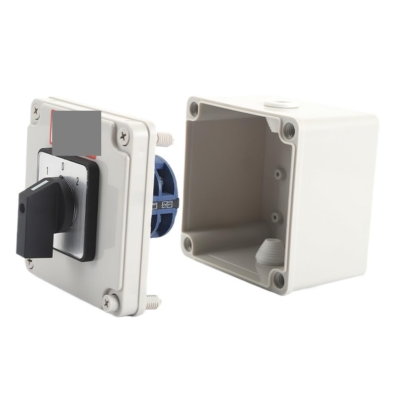 SZW26/LW26-32/D303.3CF Interruptor de leva conmutación rotativo 3 posiciones, trifásico, 12 tornillos, 32 A, con caja Controls Switches